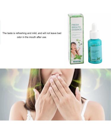 30ml Bad Breath Eliminating Serum - Mint, Clove, Eucalyptus & Lemon Oral Care Treatment - Buy Online on GoSupps.com