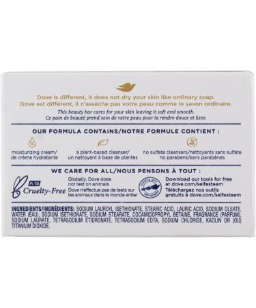 Dove White Moisturizing Cream Beauty Bar 3.15 Oz Soap - Buy Online on GoSupps.com