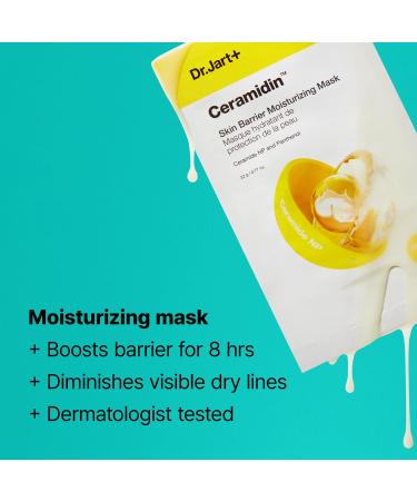 Dr.Jart+ Ceramidin Travel Essentials Moisturizing Trio for Dry Skin with Ceramides | Face Cream, Sheet Mask & Jelly Lip Balm | Korean Skin Care Set - Buy Online on GoSupps.com