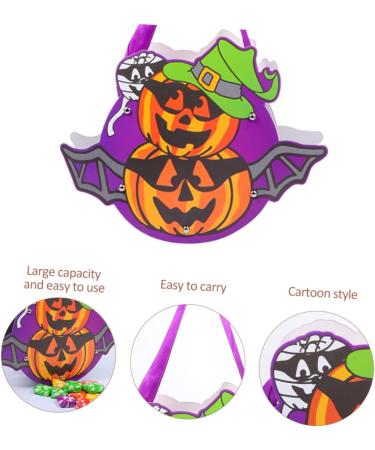 Holibanna Pumpkin Candy Bags 6pcs Portable Candy Bag Candy Bags Horror Party Treat Bag Storage Pouch Halloween White Cardboard - Buy Online on GoSupps.com