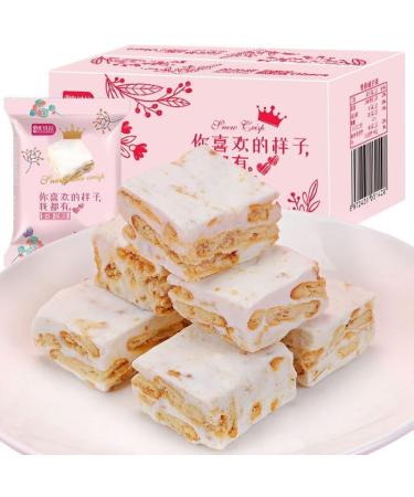 Cranberry milk flavor snowflake crisp candy Milk oat sugar Snowflake pastry Instant breakfast bread Crisp sugar Dessert Biscuit Candied fruit Sweets Cereals Cookie (Milk flavor 400g) Milk 400g