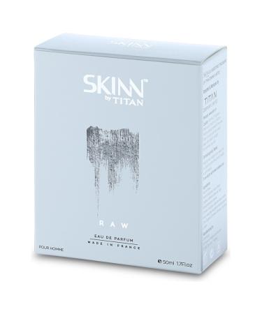 Sk'inn By T'itan Raw Long Lasting Edp For Men - 50 Ml | Perfume For Men | Liquid Wood Scent Eau De Parfum For Men | Men's Cologne | For Daily Use | Premium Fragrance | Grooming Essentials - Buy Online on GoSupps.com