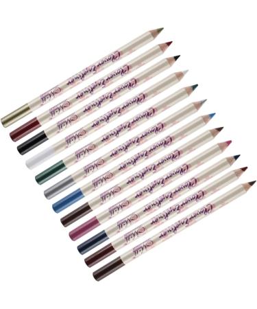 Beavorty 24 Pcs Waterproof Eyeliner Colored Pencil Eyeshadow Pen Lip Liner Highlight Eyebrow Pencil Miss 1 count (Pack of 1) As Shownx2pcs - Buy Online on GoSupps.com