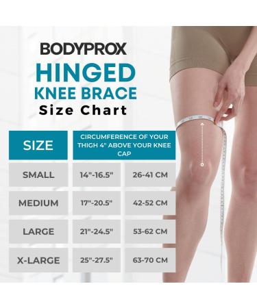 Hinged Knee Brace for Men and Women - Support for Swollen ACL, Tendon, Ligament, and Meniscus Injuries (Small) - Buy Online on GoSupps.com