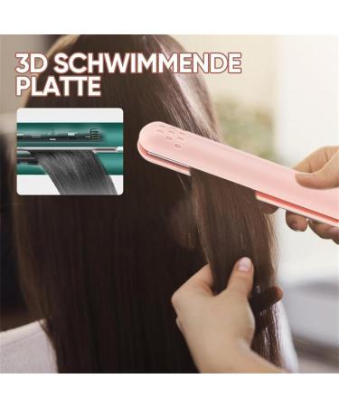 Jocelynnae Ceramic Mini Hair Curler Mini Dual-Purpose Curling Iron Travel Curling Iron USB Rechargeable Curling Wand 2-in-1 Mini Curling Wand for Men and Women (Phink) - Buy Online on GoSupps.com