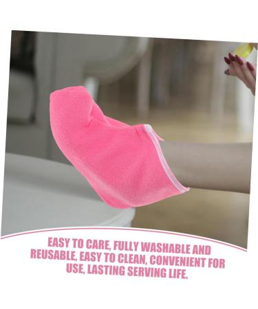 VALICLUD Couvre-pieds De Th rapie La Cire Paraffine 2 Paires pais Rose Fuchsia Et Blanc Pour Soins Des Pieds Spa Professionnel Soins Hydratants - Buy Online on GoSupps.com
