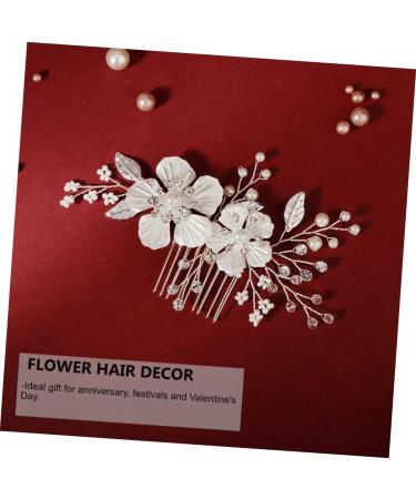 MAGICLULU 1pc Comb Handmade Headwear Crystal Hair Decor Beautiful Hair Accessory Bridal Hair Clip Vintage Hair Accessories Bridal Hairband Flower Hair Decor Crystal Hairpin Hair Supply - Buy Online on GoSupps.com
