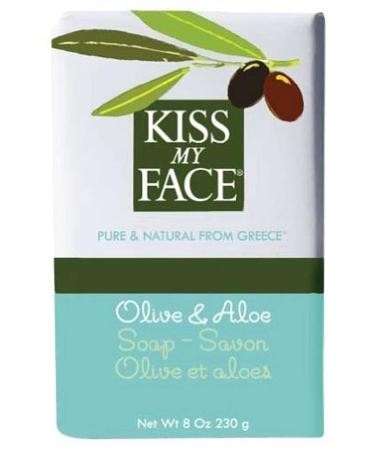 Kiss My Face Moisturizing Bar Soap for All Skin Types - Olive & Aloe - 8 oz
