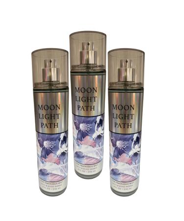 Bath & Body Works Moonlight Path Fine Fragrance Mist 8oz - Pack of 3