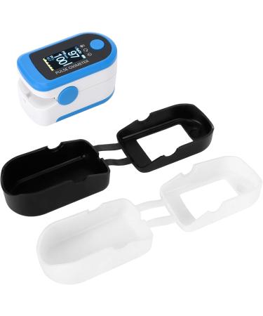 Buy Premium Silicone Fingertip Oximeter Cover - Portable Pulse Protector for Home & Travel (Black/White) - Fast International Shipping - Buy Online on GoSupps.com