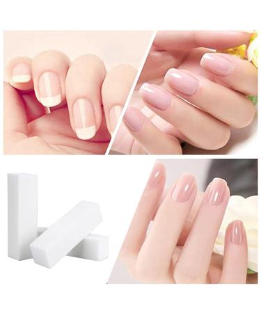 10 White Buffer Grinding Blocks - Premium Nail File & Polishing Block for Manicure Pedicure & Nail Modeling - New Generation with 4 Surfaces - Buy Online on GoSupps.com