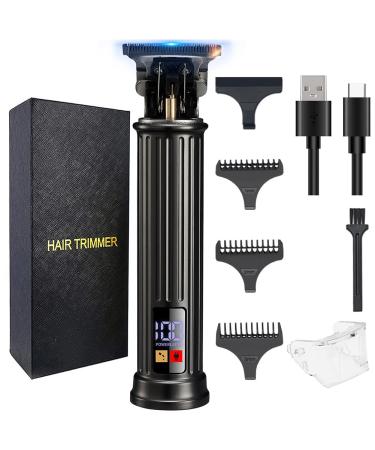 Hair Clippers for Men LCD Digital Display Electric Hair Clipper Optical Head Carving Trim Washing Electric Trimmer for Men
