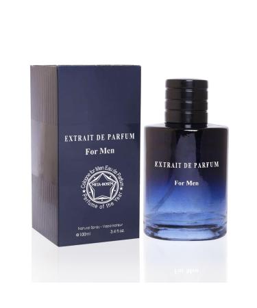 META-BOSEM Extra Eau De Parfum Natural Spray Cologne for Men Wonderful Fragrance Gift Masculine Scent for all Skin Types 3.4 Fluid Ounce/100 Ml