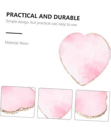  BIUDECO Heart-Shaped Decorated Nail Polish Mixing Tray with Smooth Edges Manicure Mixing Board for Nail Art Display - Buy Online on GoSupps.com