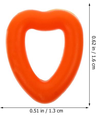 Buy Homsfou Heart Shape Slipproof Ear Clips for Women - Silicone Glasses Bands & Holders - Buy Online on GoSupps.com