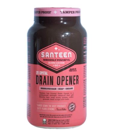 800-6 Lye Crystal Drain Opener 1lb Jar - 6 Pack | Powerful Clog Remover for International Shipping - Buy Online on GoSupps.com