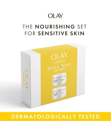 Olay Skincare Gift Set: Complete SPF 15 Face Moisturiser + Night Cream With Vitamin C Skin Care Christmas Gifts For Women 50ml + 50ml - Buy Online on GoSupps.com