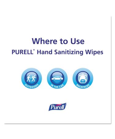 Purell 902210Ct Sanitizing Hand Wipes 5 X 7 1000/Carton - Pack of 1000 Wipes - Buy Online on GoSupps.com