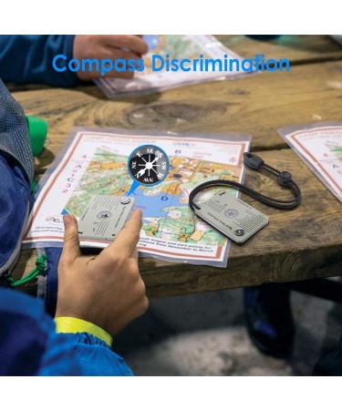 Military Grade 2 X 3 inch Signal Mirror - Survival & Outdoor Emergency Tool with Whistle Compass - Buy Online on GoSupps.com