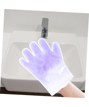 Ipetboom 1 Pair Lavender Hand Wax Set The Mitten Parrafin Wax for Hands Hand Wax Cover Exfoliating Gloves Hand Care Supplies Hand Care Gloves Non-woven Fabric Spa Hand - Buy Online on GoSupps.com