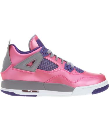 Buy Jordan Nike Girls Air 4 Retro GS - EU 38.5 in Pink/Purple | International Shipping Available - Buy Online on GoSupps.com