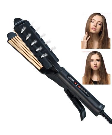 Hair Crimper Iron for 2'' Fluffy Hairstyle Curling Iron,Corrugation Crimper Hair Irons