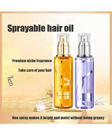 Long-Lasting Lightweight Hair Soft Essential Oil Spray Fluffy Volumizing Hair Spray Hair Care Essential Oil Long Lasting Refreshing Spray Protein Smoothing Spray For All Hair Types (#01) - Buy Online on GoSupps.com