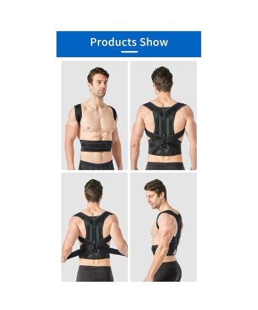 Posture Corrector for Women Adjustable Upper Back Support Belt | Back Support Straightener Posture Support Brace Breathable Training Belts for Wom - Buy Online on GoSupps.com
