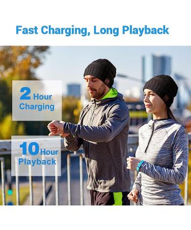 Bluetooth Beanie Hats - Unique Tech Gifts for Men, Women, Teens - Christmas Stocking Stuffers for Dad, Husband, Boyfriend - Winter Music Hat with Headphones for Outdoor Sports - Buy Online on GoSupps.com