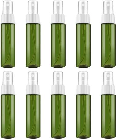 Frandy 30ml Spray Bottles - 10 Pack Green Atomizer for Essential Oils Cleaning Hair & Makeup - Leak-Proof with Funnel & Labels - Buy Online on GoSupps.com