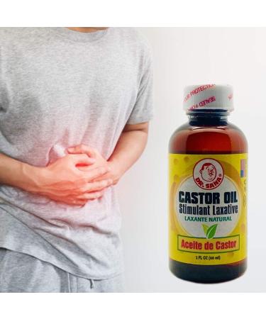 Dr Sana Castor Oil - Natural Stimulant Laxative for Occasional Constipation - 2 Fl.Oz / 60 ml - Buy Online on GoSupps.com