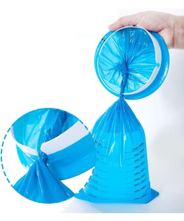 10-Pack 1000ml Emesis Bags - Disposable Vomit & Nausea Bags for Travel - Portable & Leak-Resistant - Car Sickness Relief - Orange - Buy Online on GoSupps.com
