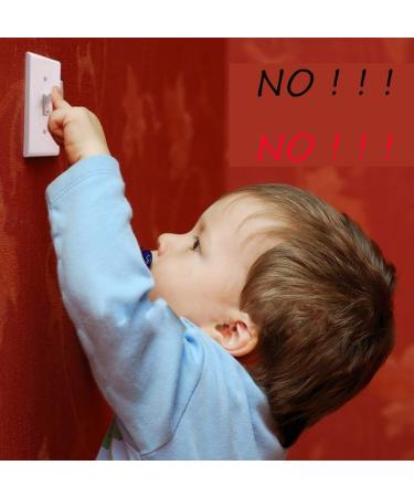 A Single-Control Pull Switch Rectangular Protector Child Safety Switch Lock Protection Cover 3.11.2 Inches Environmentally Friendly ABS Resin Material. - Buy Online on GoSupps.com