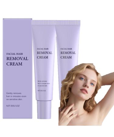 Hydrateology Lot de 2 cr mes d pilatoires pour le visage des femmes - Cr me d pilatoire douce et sans danger pour les peaux sensibles - pilation longue dur e 2 pi ces.