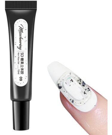 Nail Polish Gel | Stereo Adhesive Nail Polish Gel - Nail Polish Gel Create Various Manicures for Manicure Art Design Enjoy Stereo Adhesive Nail Polish Gel for Lover Girl Mother 09 - Buy Online on GoSupps.com