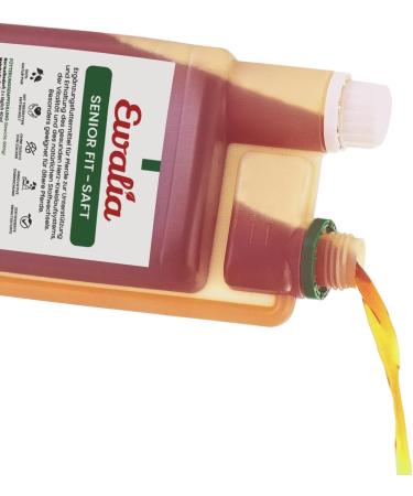 Ewalia Senior Fit Juice: Natural Vitality and Metabolism Support for Older Horses Developed with Vets 100% Natural No Additives - 2 x 1 Litre - Buy Online on GoSupps.com
