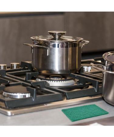 Luejnbogty 40Pcs Scrub Sponge Scouring Pad Kitchen Cleaning Rag Frosted Brushed Pot and Bowl Brush - Buy Online on GoSupps.com