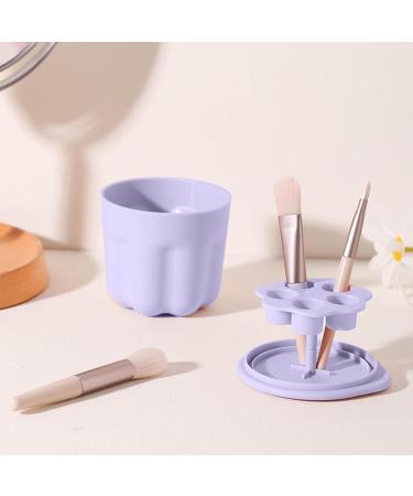 Cosmetic Brush Washer Mat - Efficient TPR PP Makeup Cleaner Cup for Travel | Buy Now - Buy Online on GoSupps.com