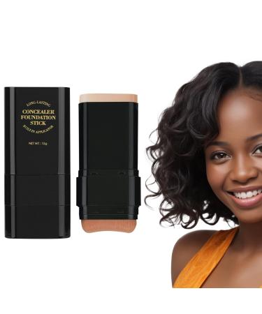 Foundation Stick Foundation Makeup Stick - 15G Double Head Skin Foundation Concealer Moisturizing Cream for Women Men Double Head