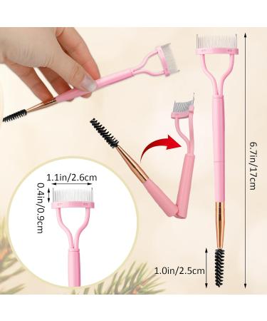 3 Pack Eyelash Separator Tool with Spoolie & Eyebrow Brush - Dual Head Lash Comb for Mascara & Extensions | Perfect for Women - Buy Online on GoSupps.com