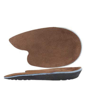 Heel Grips TPE Shock Absorption Heel Protectors Women Breathable Daily for Plantar Fasciitis and Pain Relief(Medium) Brown