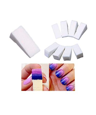 8 color gradient nails soft sponges stamp: shadow transfer template polish nail art stamping scraper for color faded manicure