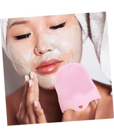OHPHCALL 2Pcs silicone scrubber for face detergent care brush washbasin cleasing milk massage household silicone cleaning brush silicone exfoliating pad blackhead scrubber tool - Buy Online on GoSupps.com
