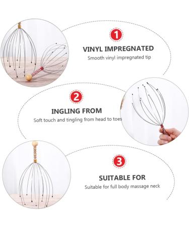 Beaupretty 12-Piece Scalp Care Massager Set | Head Massage Tool & Shampoo Scrubber | Wooden & Steel Hair Brush for Relaxation - Buy Online on GoSupps.com