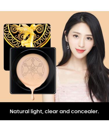 Tangerine Kakaxi Mushroom Head Air Cushion CC Cream - Natural Makeup Magic Concealer - Buy Online on GoSupps.com