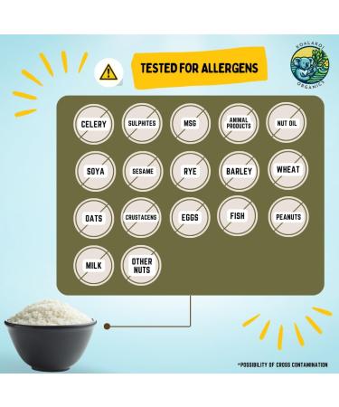 Koalakoi ORGANIC Certified Sushi Rice (1.8kg - 4.5kg fragrant sweet nutritious white rice | Premium quality non-GMO 100% Natural no Additives or Preservatives (1.8kg) - Buy Online on GoSupps.com