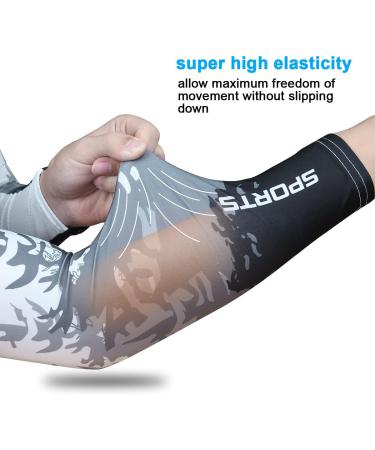 Flintronic Arm Sleeves - Unisex UV Protection & Cooling Sleeves for Running Golf Basketball - UPF 50 Nutschwell Moisturizing Arm Covers (L/XL) - #1 Sport Camouflage (L) - Buy Online on GoSupps.com