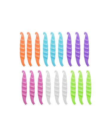 30pcs Orthodontic Elastic Rubber Bands Disposable Plastic Brace Placer 6 Color