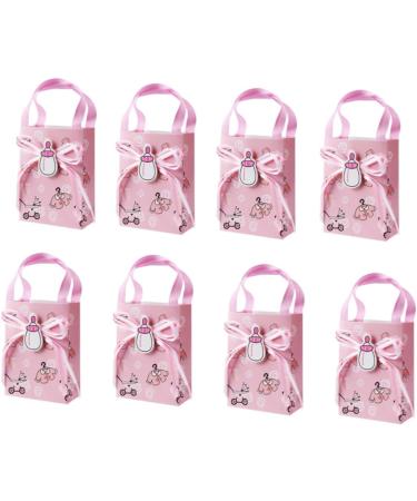 Mobestech Children Tote Bags 36 Pcs Baby Gift Bag Mini Gift Bag Paper Gift Bag Christening Decoration Party Favors Mini Tote Candy Bag Box Kraft Paper Child Carrier Pack - Buy Online on GoSupps.com