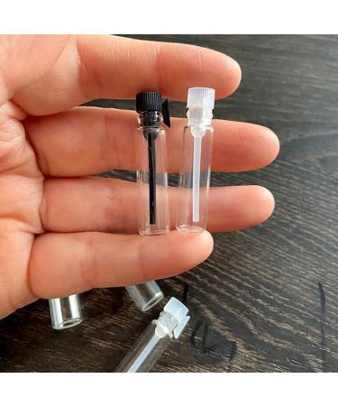 Buy FRCOLOR 100pcs Perfume Essential Oil Sample Vials - Clear Mini Spray Bottles for Travel & Samples - Assorted Colors - Buy Online on GoSupps.com